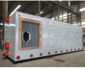 High-efficiency boiler for Baoding household paper machine,  double drum SZS steam boiler