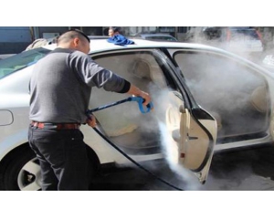 Why is it popular to use steam generators to clean vehicles