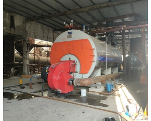 5 tons gas steam boiler installation completed